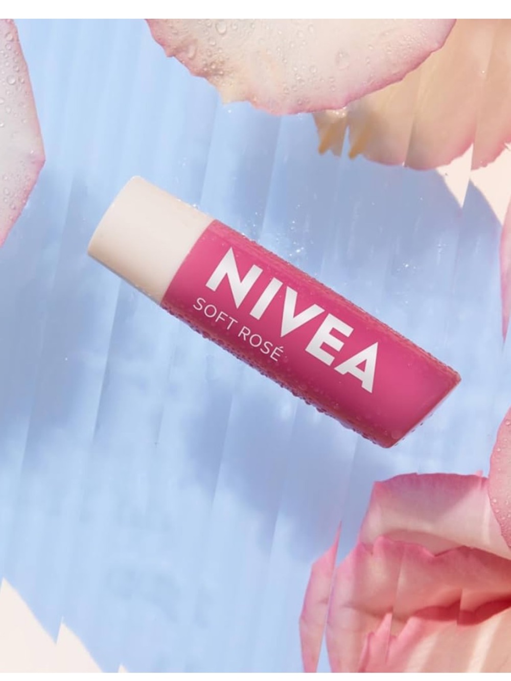 NIVEA 2 in 1 Lip Balm & Scrub with Aloe Vera, Wild Rose brand new never used
